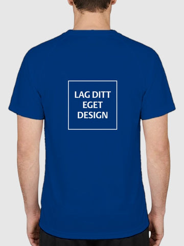 Ultralett Teknisk Unisex T-skjorte med Eget Trykk | Slitesterk Sport