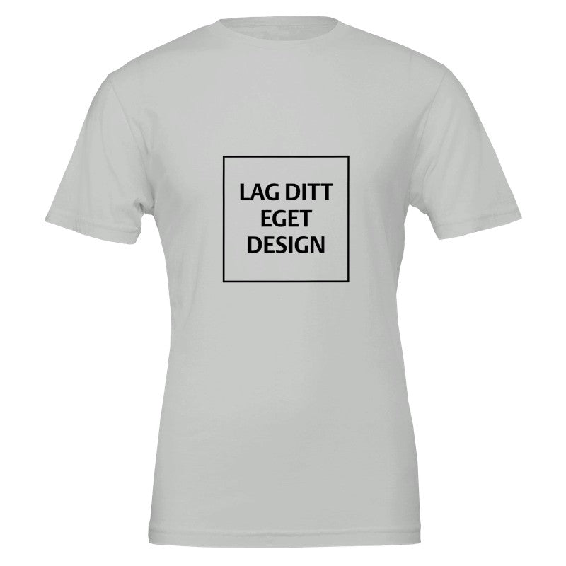 Premium Unisex Crewneck T-skjorte | Design din egen med eget trykk