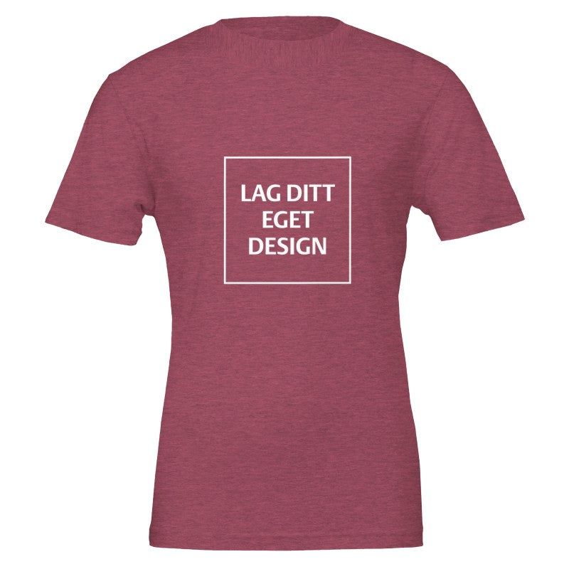 Premium Unisex Crewneck T-Shirt | Design Your Own with Custom Print
