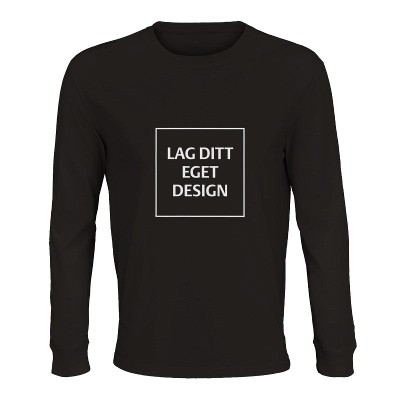 Design Your Own Organic Long Sleeve T-Shirt | Custom Print
