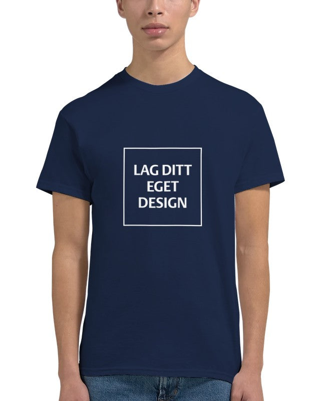 Custom Heavyweight Unisex Crewneck T-Shirt | Design Your Own Print