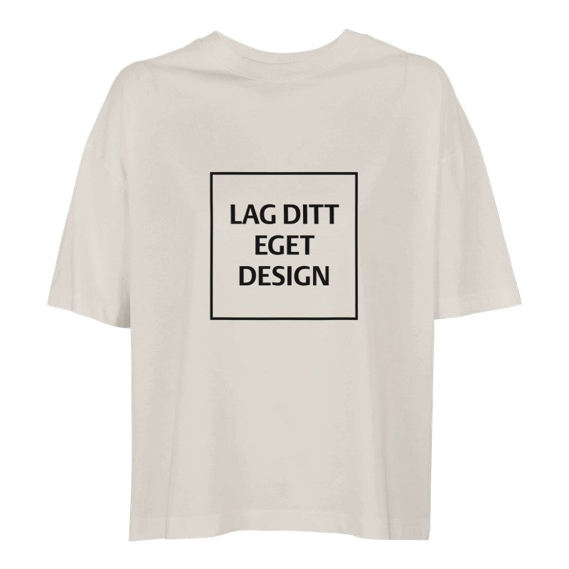 Organisk Oversized T-skjorte for Kvinner | Design Din Egen T-skjorte med Trykk