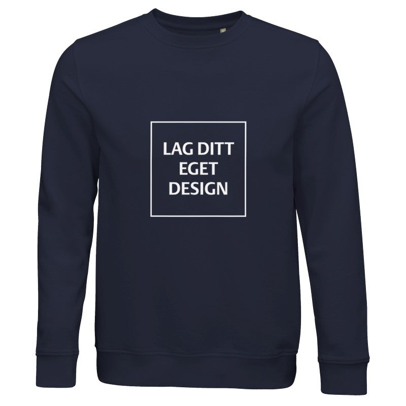 Organic Unisex Custom Crewneck Sweatshirt | Design Your Own