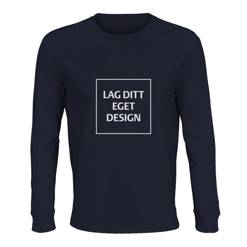 Design Your Own Organic Long Sleeve T-Shirt | Custom Print