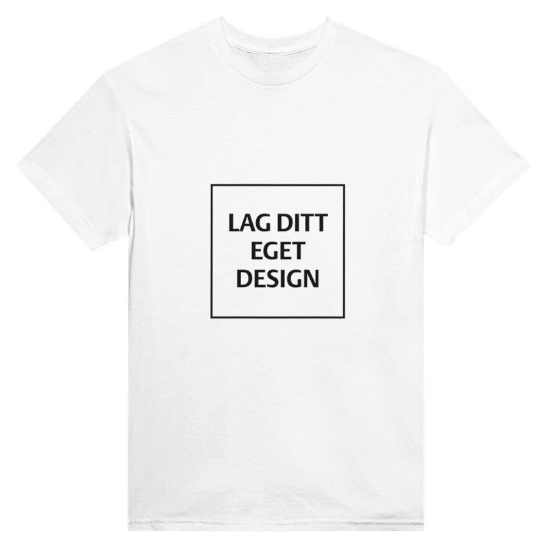 Custom Heavyweight Unisex Crewneck T-Shirt | Design Your Own Print