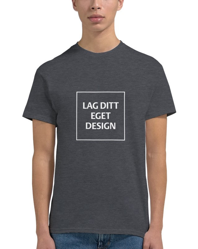Custom Heavyweight Unisex Crewneck T-Shirt | Design Your Own Print
