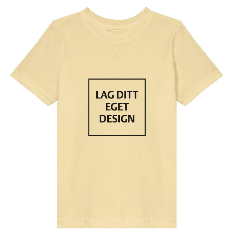Custom Toddler Fine Jersey T-Shirt | Soft Ringspun Cotton Tee