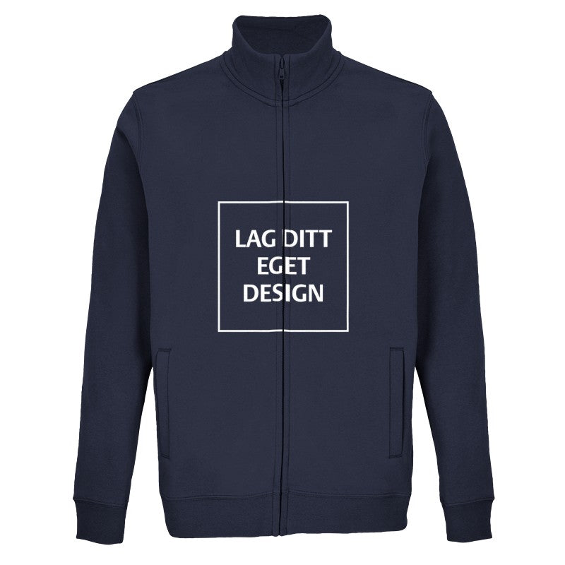 Custom Full-Zip Sweatshirt with Print | Design Your Own Personalized Zip-Up
