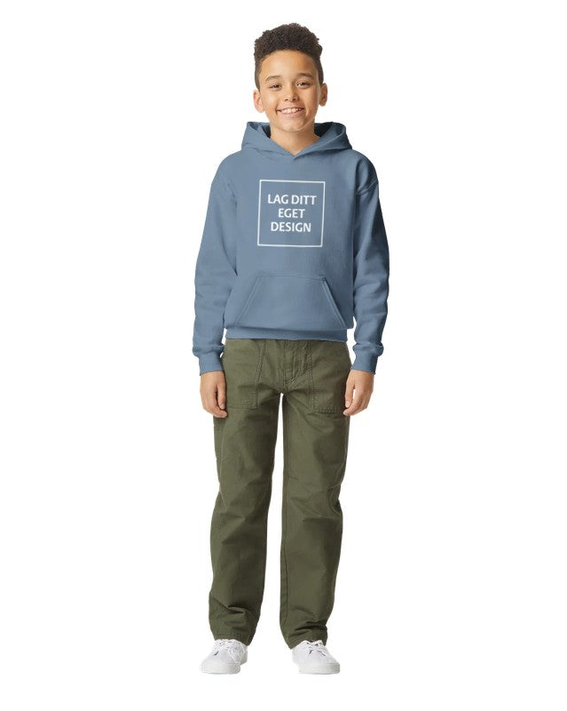 Myk Hettegenser for Ungdom med Eget Trykk | Midweight Fleece Hoodie
