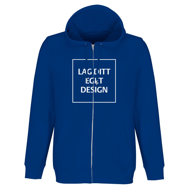 Organic Hoodie with Custom Print | Unisex Zip Hoodie