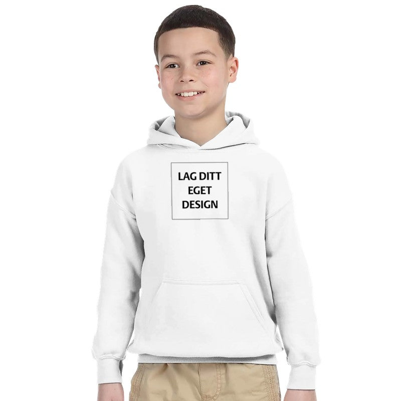 Klassisk pullover hoodie til barn | Gildan 18500B