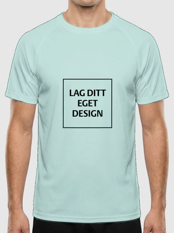 Ultralett Teknisk Unisex T-skjorte med Eget Trykk | Slitesterk Sport