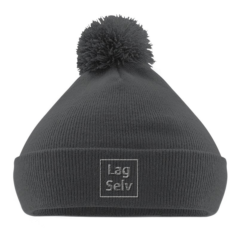 Strikket Lue med Dusk og Broderi | Design din egen lue