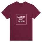 Custom Heavyweight Unisex Crewneck T-Shirt | Design Your Own Print