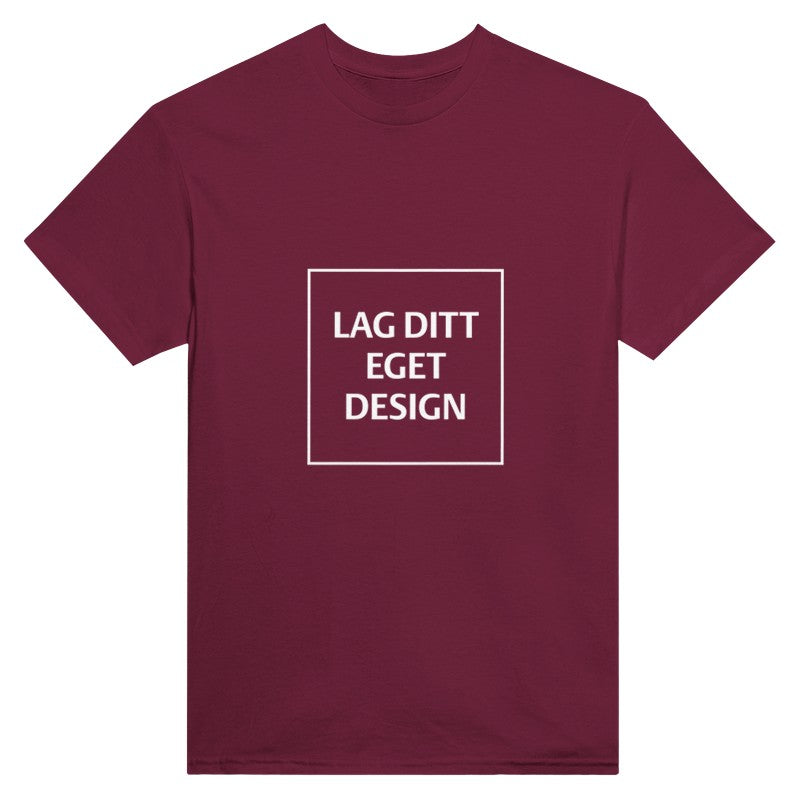 Custom Heavyweight Unisex Crewneck T-Shirt | Design Your Own Print