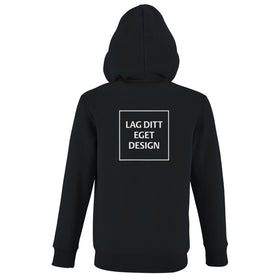 Hettejakke for Barn med Glidelås og Eget Trykk | Myk Zip Hoodie