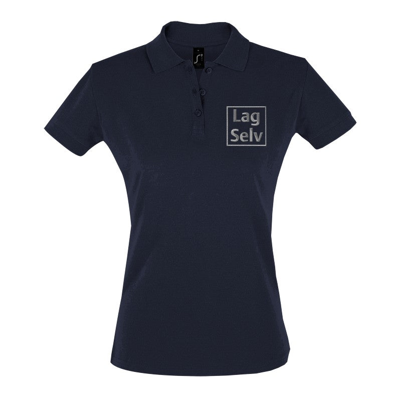 Design din egen polo skjorte for kvinner med personlig broderi