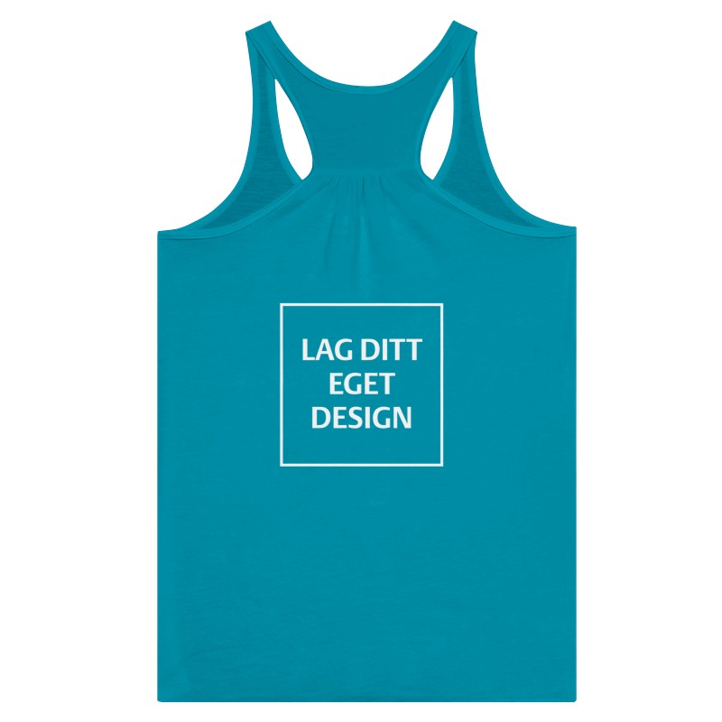 Design Your Own Flowy Racerback Tank Top | Ladies Singlet with Custom Print