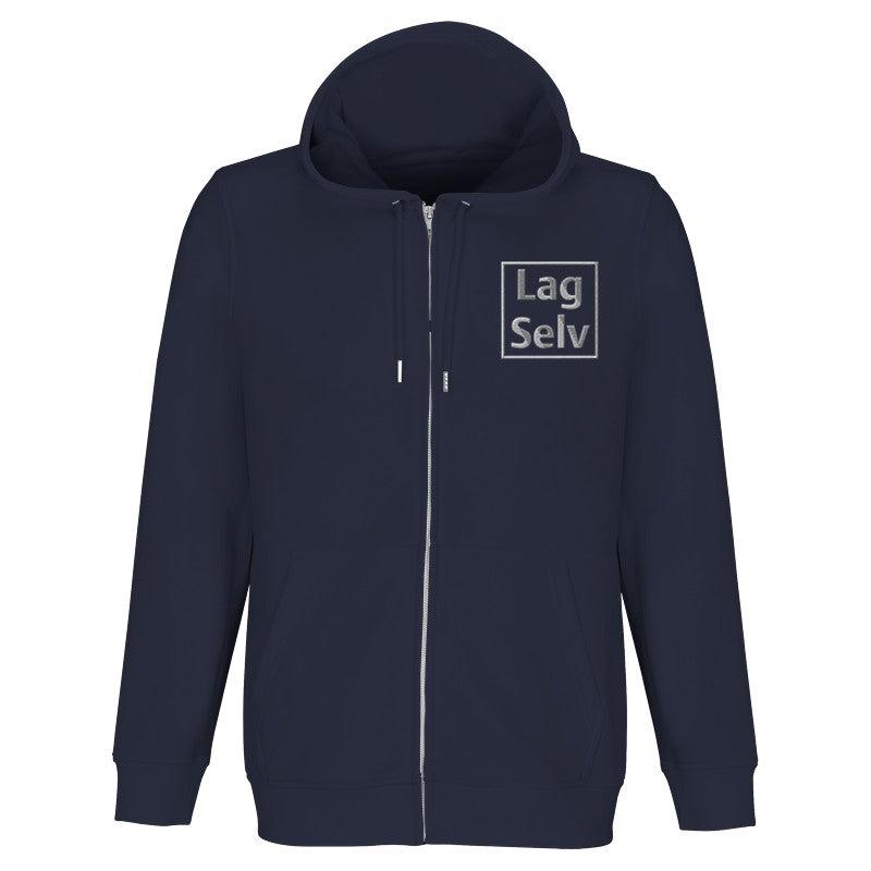 Organisk Unisex Glidelåshettegenser | Personlig Broderi