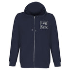 Organisk Unisex Glidelåshettegenser | Personlig Broderi