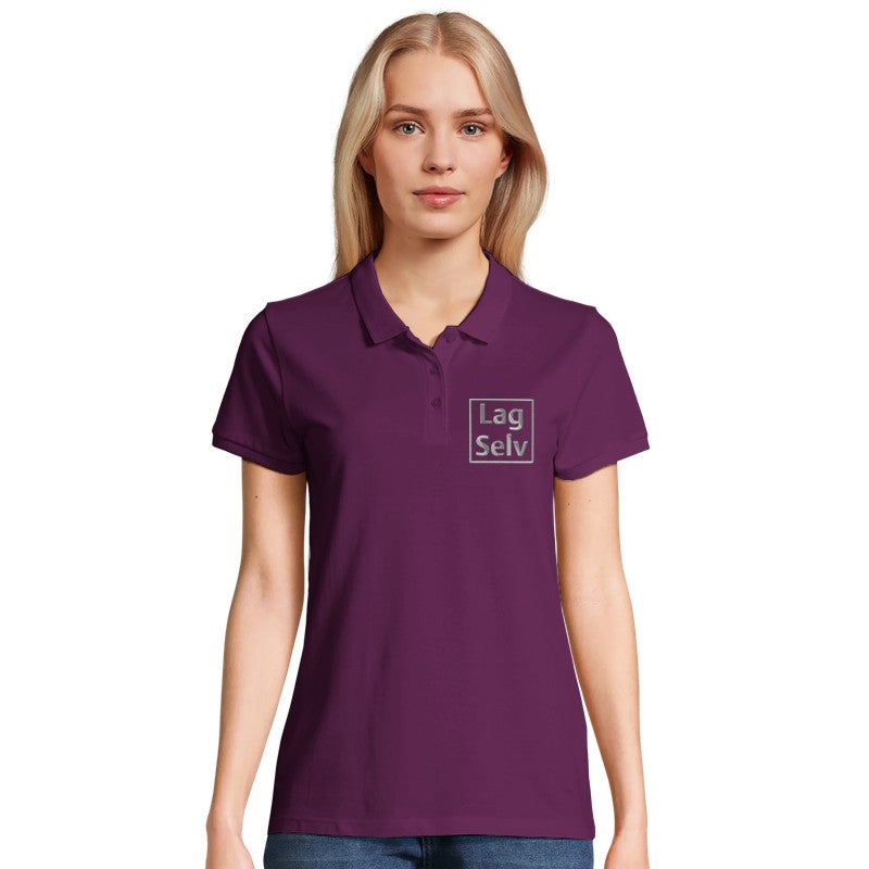Design Your Own Organic Women's Polo Shirt | Custom Embroidery