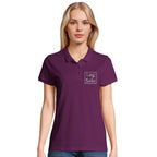 Design Your Own Organic Women's Polo Shirt | Custom Embroidery