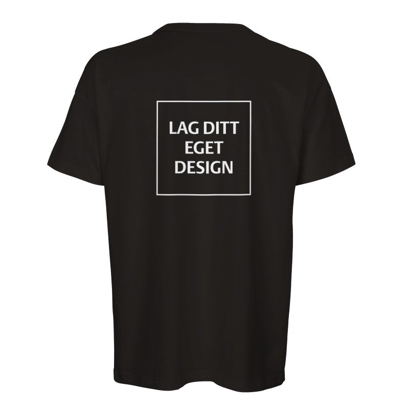Organic Oversized Men's T-shirt | Design Your Own Custom Print Tee