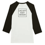 Unisex Raglan T-skjorte med 3/4 Ermer – Skap Ditt Unike Design