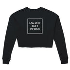 Design Your Own Women's Cropped Sweatshirt | Personalized Print Logo