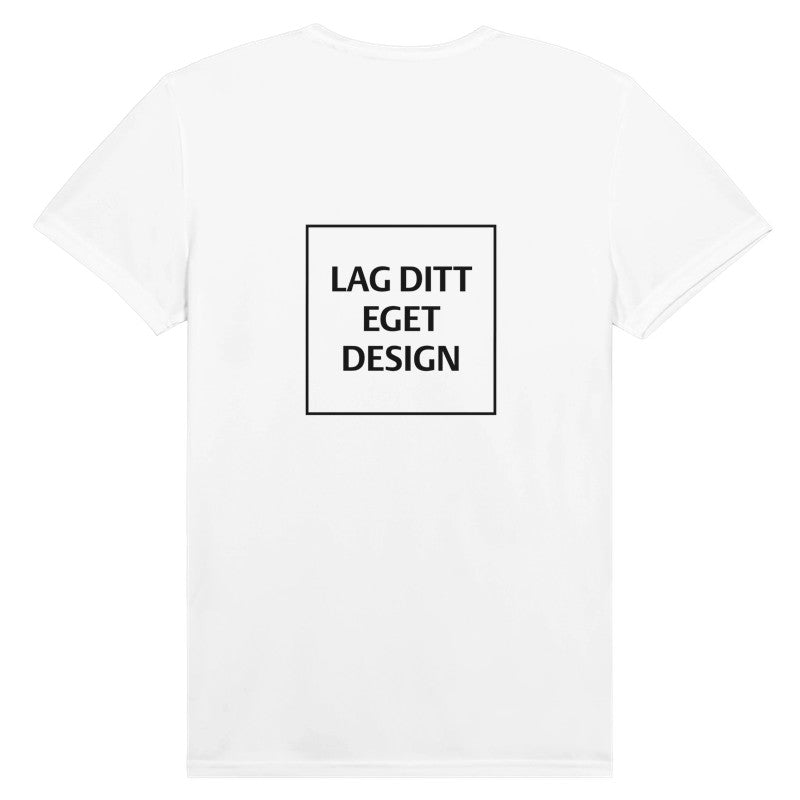 Performance Unisex T-skjorte – Design din egen med trykk