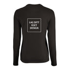 Design Your Own Custom Fitted Long Sleeve T-shirt for Women with Print