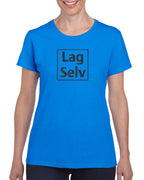 Heavyweight Dame Crewneck T-skjorte for Eget Broderi - Design Din Egen