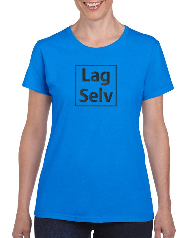 Heavyweight Women's Crewneck T-shirt for Custom Embroidery - Design Your Own