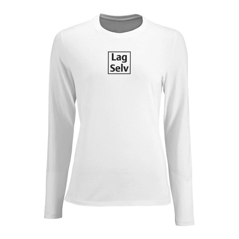 Langermet T-skjorte for Kvinner med Broderi | Design Din Egen