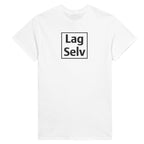 Heavyweight Dame Crewneck T-skjorte for Eget Broderi - Design Din Egen