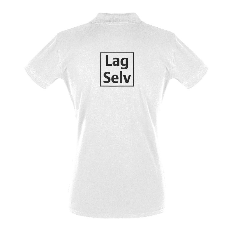 Design your own custom embroidered women's fitted polo shirt