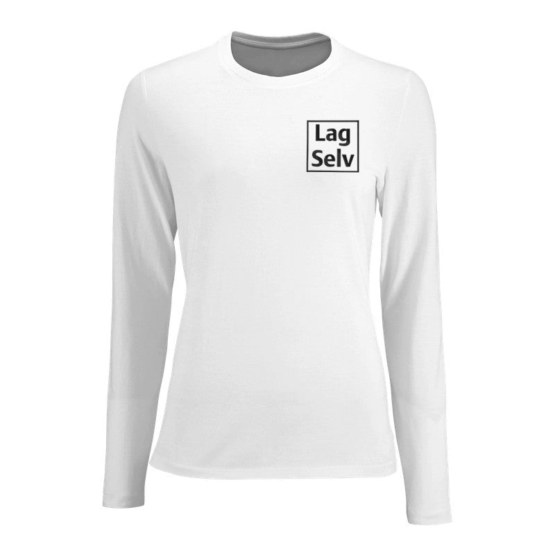 Langermet T-skjorte for Kvinner med Broderi | Design Din Egen