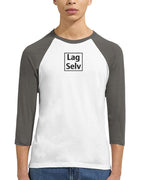 Lag din egen Unisex Raglan T-skjorte med 3/4 ermer | Med Eget Broderi