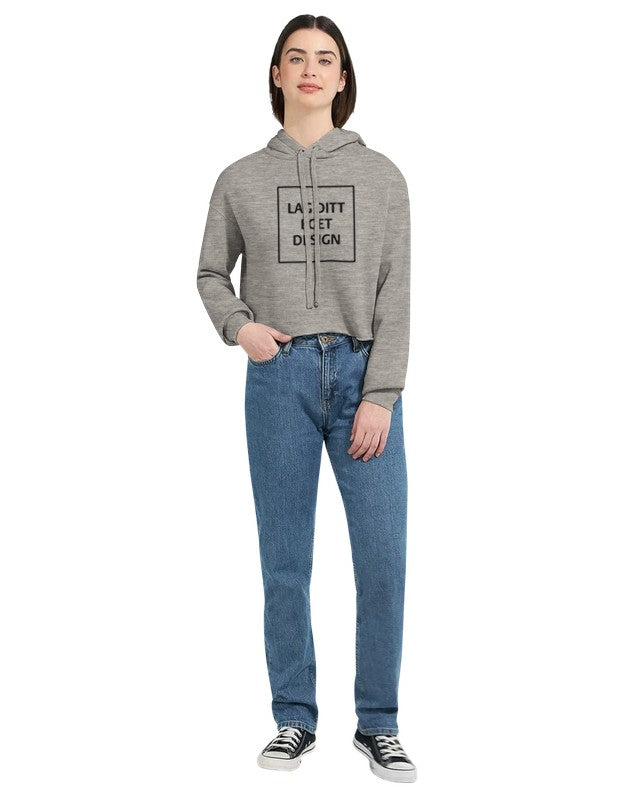 Women's Cropped Hoodie | Create Your Unique Style with Custom Print