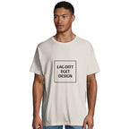 Organic Oversized Men's T-shirt | Design Your Own Custom Print Tee