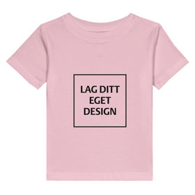 Klassisk Småbarns T-skjorte i Bomullsjersey med Eget Trykk