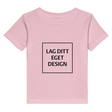 Klassisk Småbarns T-skjorte i Bomullsjersey med Eget Trykk