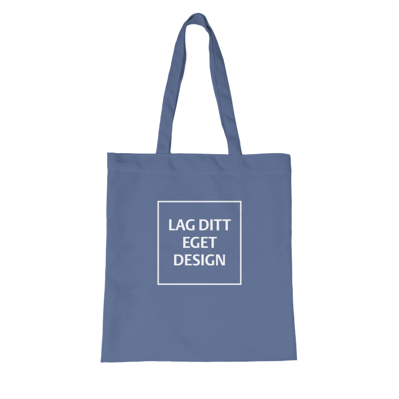 Custom Organic Long Handles Tote Bag | Design Your Own