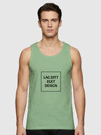 Sporty Singlet til Herre med Eget Trykk | Hurtigtørkende Polyester