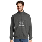 Custom Full-Zip Sweatshirt with Print | Design Your Own Personalized Zip-Up