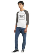 Unisex Raglan T-skjorte med 3/4 Ermer – Skap Ditt Unike Design