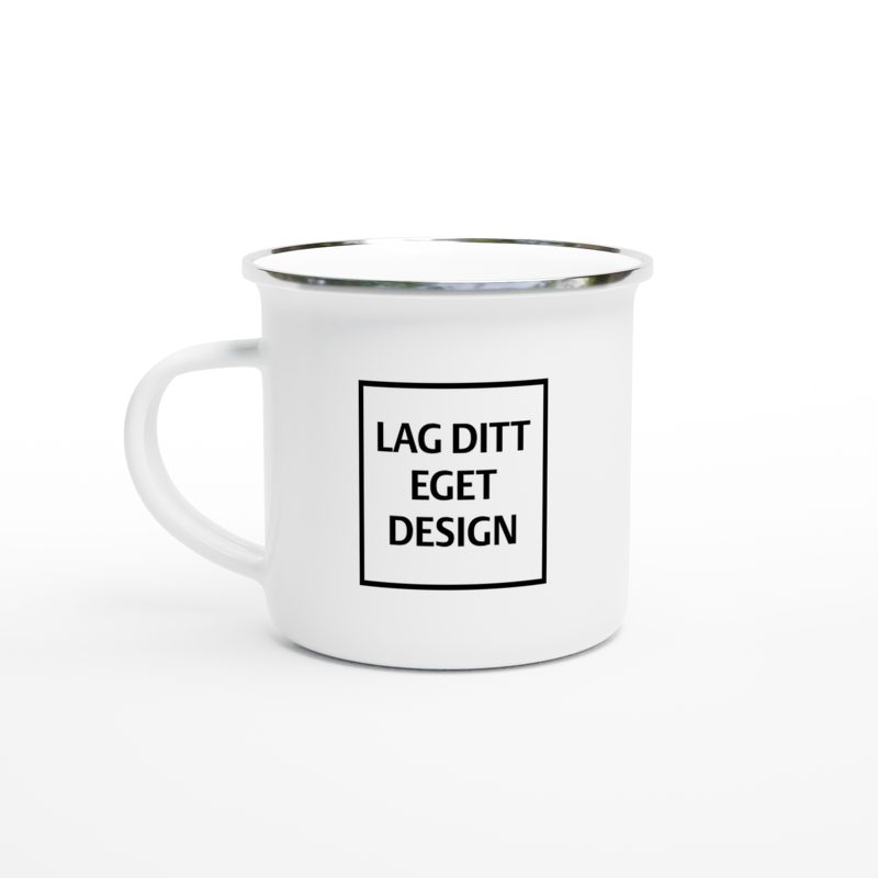 White Enamel Mug | Design Your Own