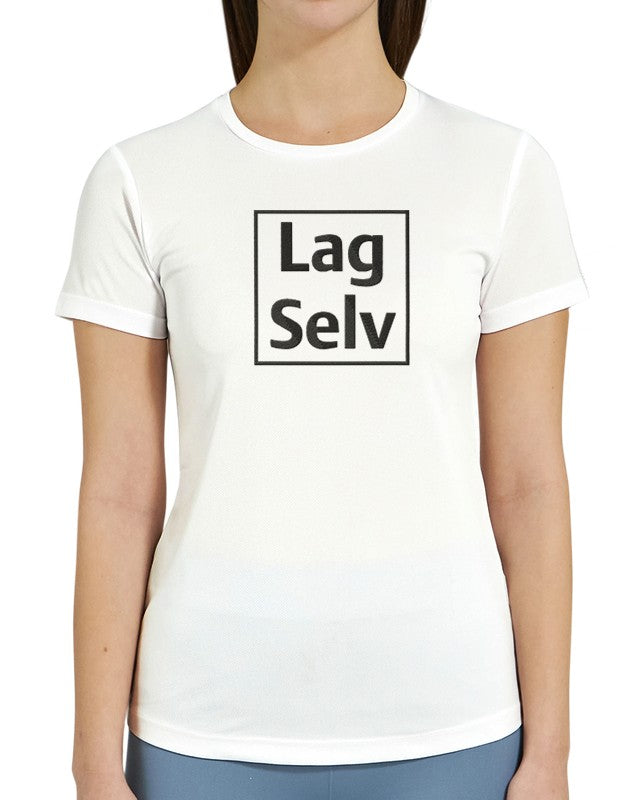 Performance T-skjorte Dame – Design Med Broderi