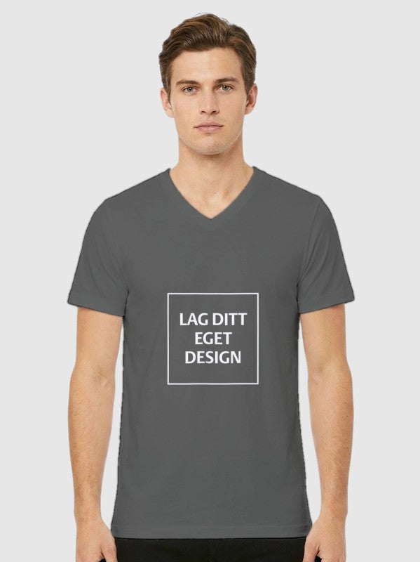 Design Your Own Unisex V-Neck T-Shirt | Custom Print