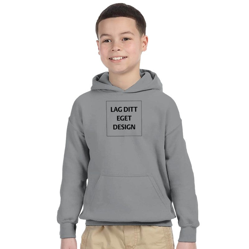 Klassisk pullover hoodie til barn | Gildan 18500B